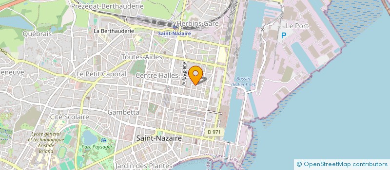 localisation de l'entreprise MONSIEUR JACQUES DENIGOT  SAINT-NAZAIRE