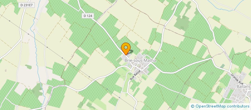 localisation de l'entreprise MONSIEUR JACQUES DENIS  BRIE-SOUS-MATHA