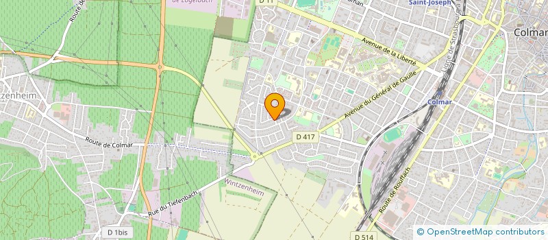 localisation de l'entreprise MONSIEUR JACQUES DENIZOT  AMMERSCHWIHR