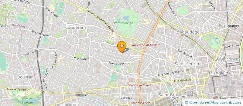 localisation de l'entreprise MONSIEUR JACQUES DENJEAN à BORDEAUX