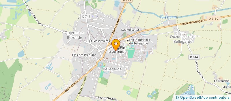 localisation de l'entreprise MONSIEUR JACQUES DENTROUX à BELLEGARDE