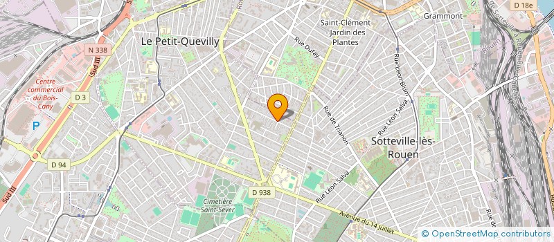 localisation de l'entreprise MONSIEUR JACQUES DEPOILLY  LE PETIT-QUEVILLY