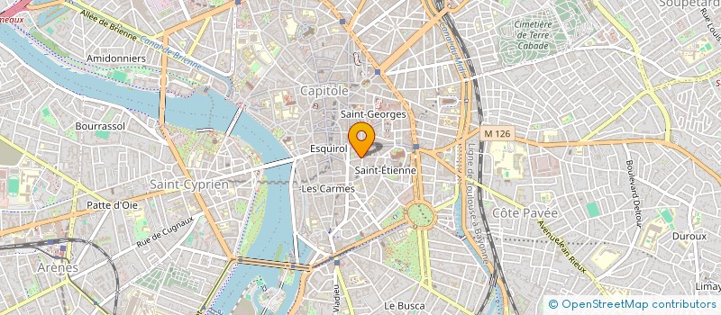 localisation de l'entreprise MONSIEUR JACQUES DERIEUX  TOULOUSE