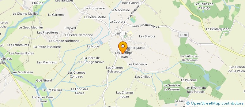 localisation de l'entreprise MONSIEUR JACQUES DEROUAU  SENILLE-SAINT-SAUVEUR