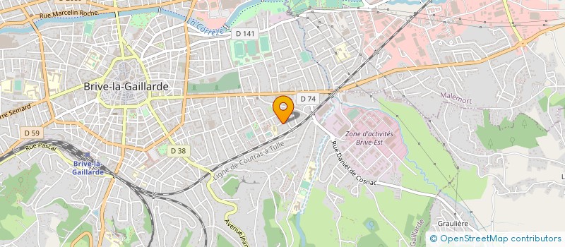 localisation de l'entreprise MONSIEUR JACQUES DESCHAMPS à BRIVE-LA-GAILLARDE
