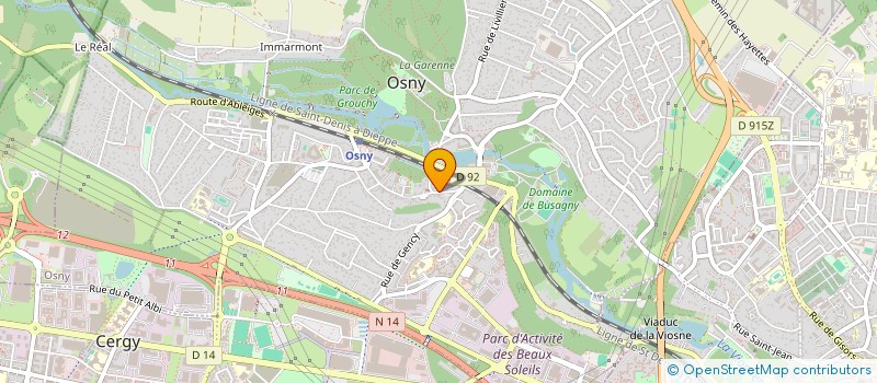 localisation de l'entreprise MONSIEUR JACQUES DESCHAMPS  OSNY