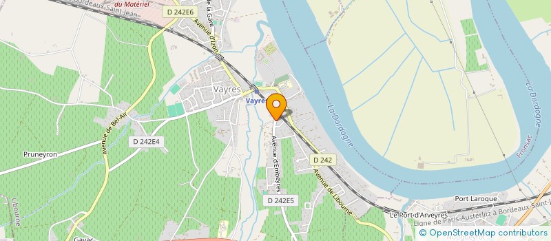 localisation de l'entreprise MONSIEUR JACQUES DESCHMARDIN  VAYRES