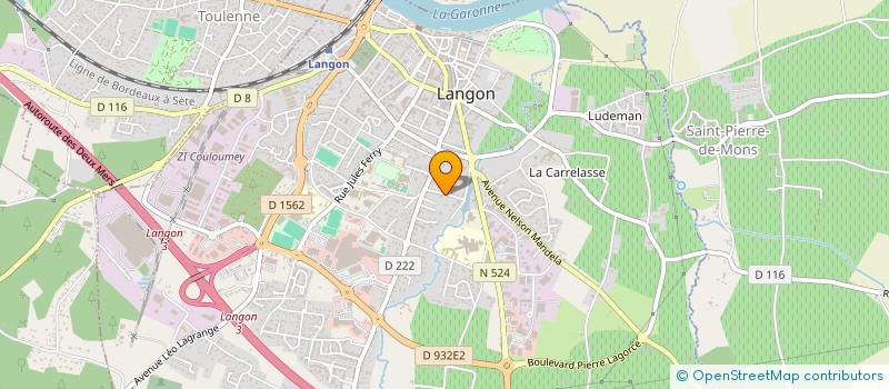 localisation de l'entreprise MONSIEUR JACQUES DESCOS à LANGON