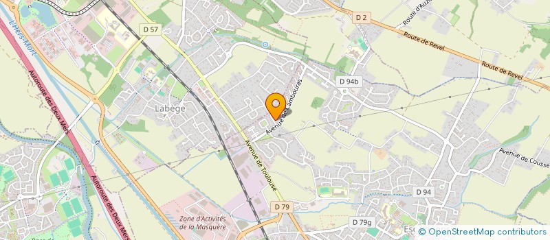 localisation de l'entreprise MONSIEUR JACQUES DESCOULS  ESCALQUENS