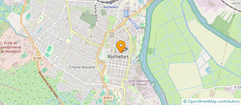 localisation de l'entreprise MONSIEUR JACQUES DESERSON  ROCHEFORT