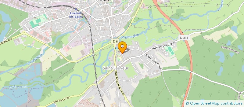 localisation de l'entreprise MONSIEUR JACQUES DESEVAUX  SAINT-SAUVEUR