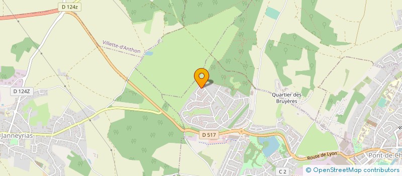 localisation de l'entreprise MONSIEUR JACQUES DESFAYES  CHARVIEU-CHAVAGNEUX