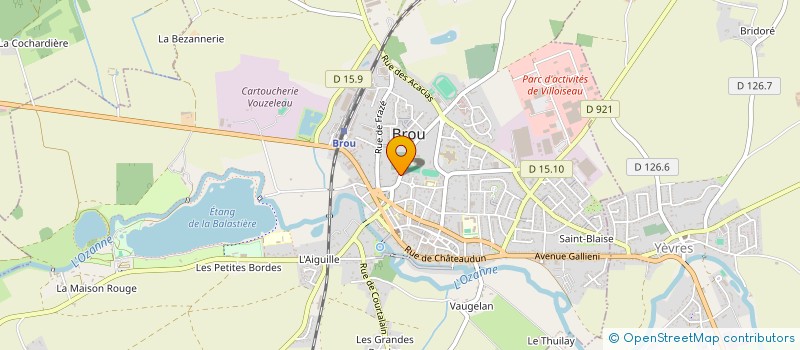 localisation de l'entreprise MONSIEUR JACQUES DESHAIES à BROU