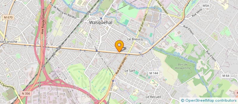 localisation de l'entreprise MONSIEUR JACQUES DESHORGUE  VILLENEUVE D ASCQ