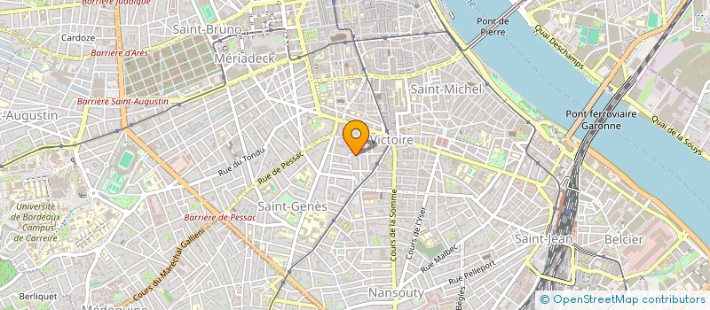 localisation de l'entreprise MONSIEUR JACQUES DESJAMBES  BORDEAUX