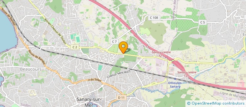 localisation de l'entreprise MONSIEUR JACQUES DESMAZURES  SANARY-SUR-MER