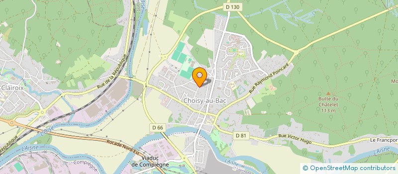 localisation de l'entreprise MONSIEUR JACQUES DESMOULIN  CHOISY-AU-BAC