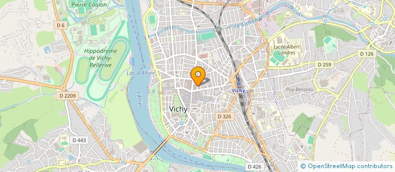 localisation de l'entreprise MONSIEUR JACQUES DESORMIERE à VICHY