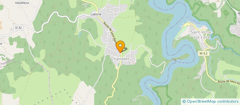 localisation de l'entreprise MONSIEUR JACQUES DESPLA  CHAMBLES