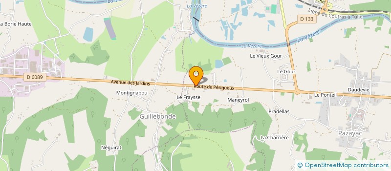 localisation de l'entreprise MONSIEUR JACQUES DESPLANCHES à PAZAYAC