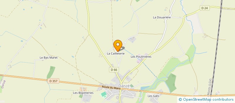 localisation de l'entreprise MONSIEUR JACQUES DESPREZ  LIGNIERES