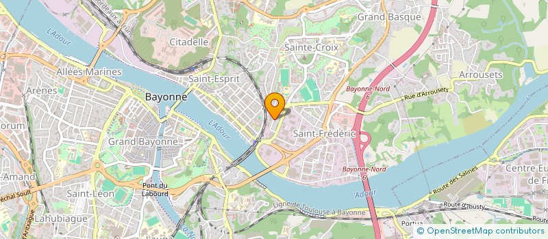 localisation de l'entreprise MONSIEUR JACQUES DESTOUET à BAYONNE