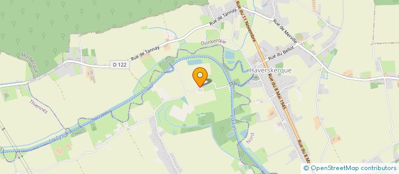 localisation de l'entreprise MONSIEUR JACQUES DETHOOR  SAINT-VENANT