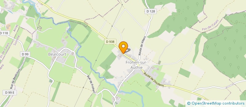 localisation de l'entreprise MONSIEUR JACQUES DEVILLERS  FROHEN-SUR-AUTHIE