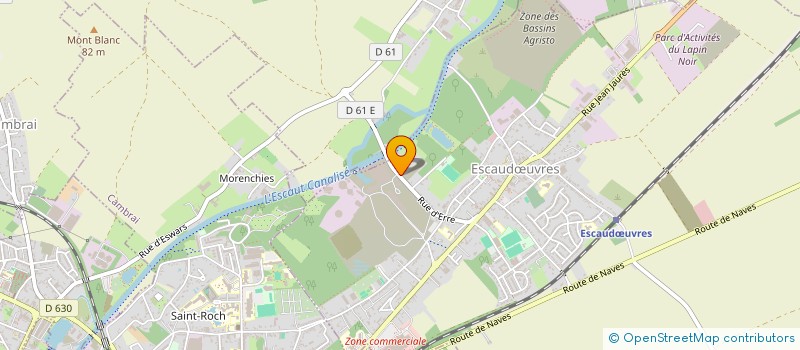 localisation de l'entreprise MONSIEUR JACQUES DHERBECOURT à ESCAUDŒUVRES