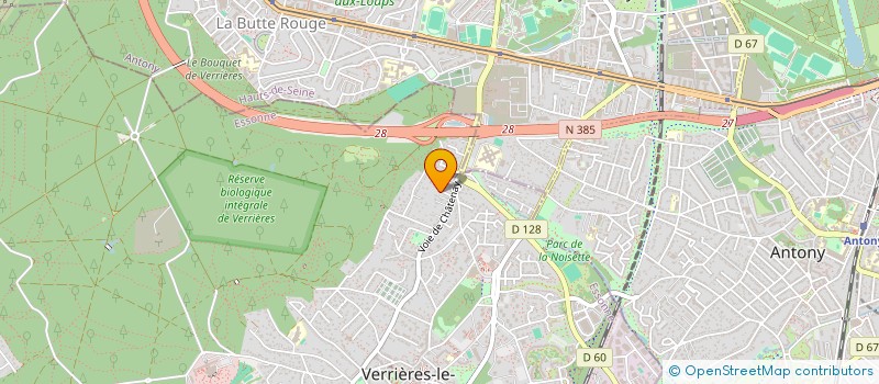 localisation de l'entreprise MONSIEUR JACQUES DI CRESCENZO à VERRIERES-LE-BUISSON