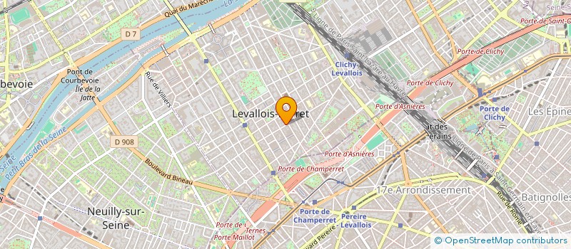 localisation de l'entreprise MONSIEUR JACQUES DIETENBECK à LEVALLOIS-PERRET