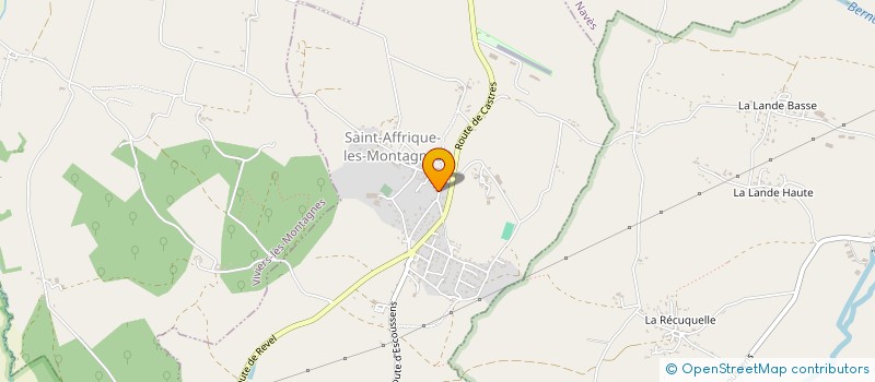 localisation de l'entreprise MONSIEUR JACQUES DIEUDONNE à SAINT-AFFRIQUE-LES-MONTAGNES