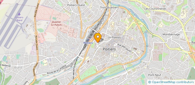 localisation de l'entreprise MONSIEUR JACQUES DINE  POITIERS