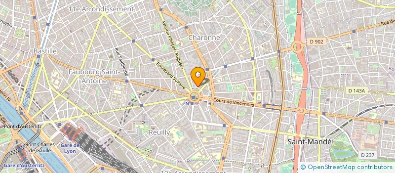localisation de l'entreprise MONSIEUR JACQUES DINTRANS à PARIS