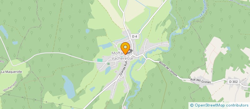 localisation de l'entreprise MONSIEUR JACQUES DIRAND  MOFFANS-ET-VACHERESSE