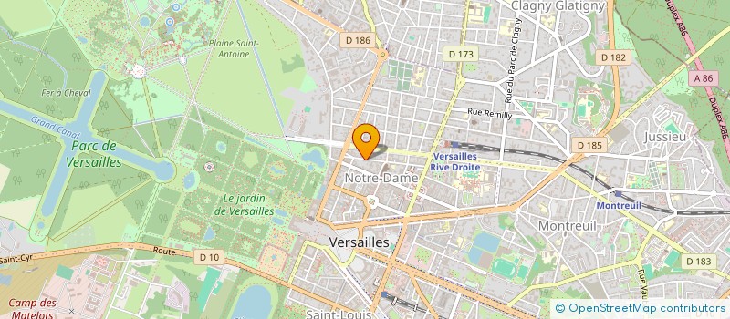 localisation de l'entreprise MONSIEUR JACQUES DJAMDJIAN à VERSAILLES