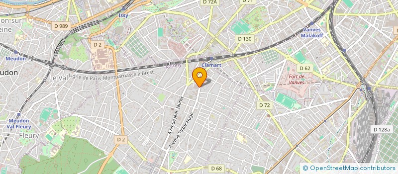localisation de l'entreprise MONSIEUR JACQUES DOLEANS à CLAMART