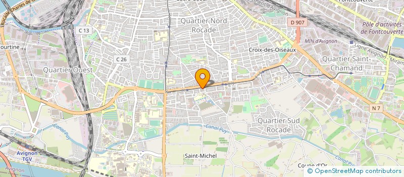 localisation de l'entreprise MONSIEUR JACQUES DOLLE à AVIGNON