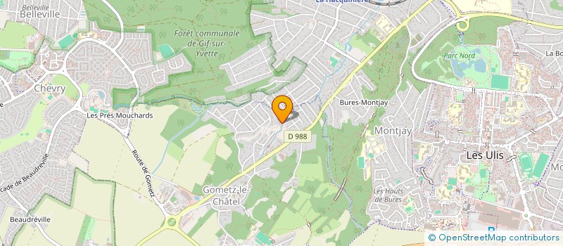 localisation de l'entreprise MONSIEUR JACQUES DOMON  BURES-SUR-YVETTE