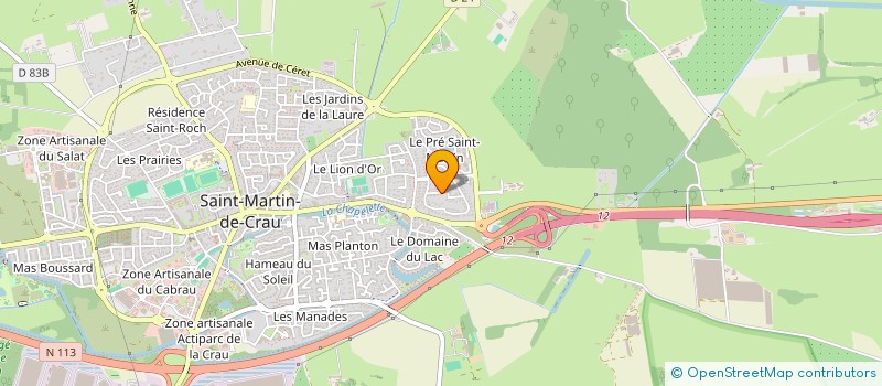 localisation de l'entreprise MONSIEUR JACQUES DONADINI à SAINT-MARTIN-DE-CRAU
