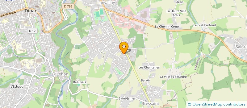 localisation de l'entreprise MONSIEUR JACQUES DONIO à LANVALLAY