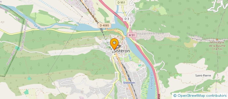 localisation de l'entreprise MONSIEUR JACQUES DONNEAUD  SISTERON