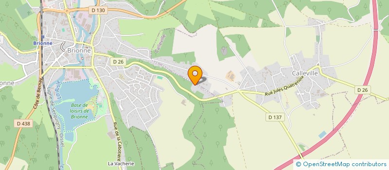 localisation de l'entreprise MONSIEUR JACQUES DORKEL  BRIONNE