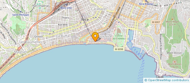 localisation de l'entreprise MONSIEUR JACQUES DOSSOU à NICE