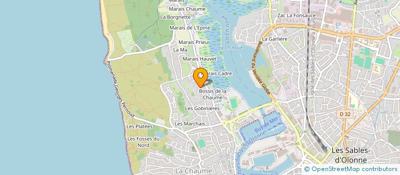 localisation de l'entreprise MONSIEUR JACQUES DOUBLET à LES SABLES D'OLONNE