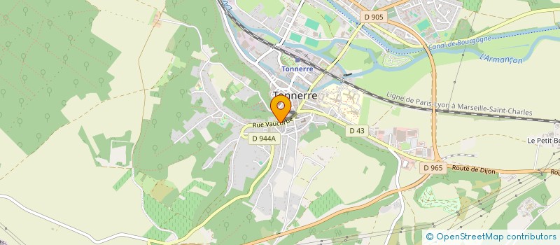 localisation de l'entreprise MONSIEUR JACQUES DOUCET à TONNERRE