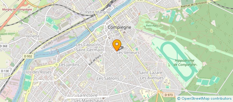 localisation de l'entreprise MONSIEUR JACQUES DOUMEIZEL  COMPIEGNE