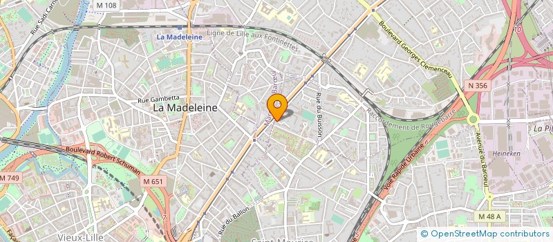 localisation de l'entreprise MONSIEUR JACQUES DOUTRIAUX à LILLE