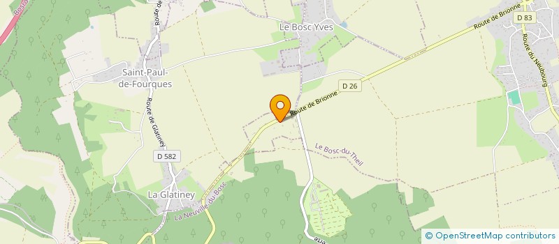 localisation de l'entreprise MONSIEUR JACQUES DOUVILLE  LE BOSC-DU-THEIL