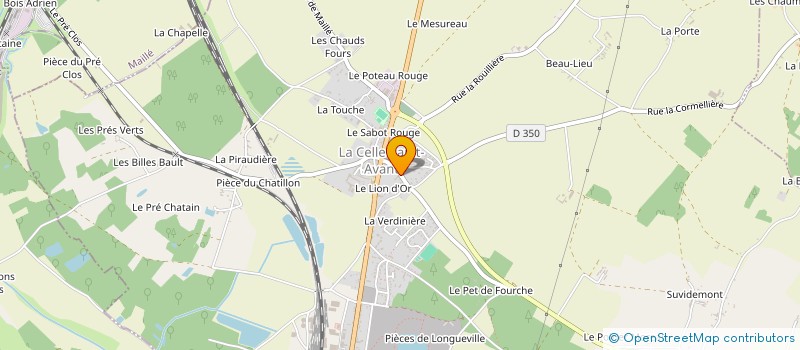 localisation de l'entreprise MONSIEUR JACQUES DRAULT à LA CELLE-SAINT-AVANT